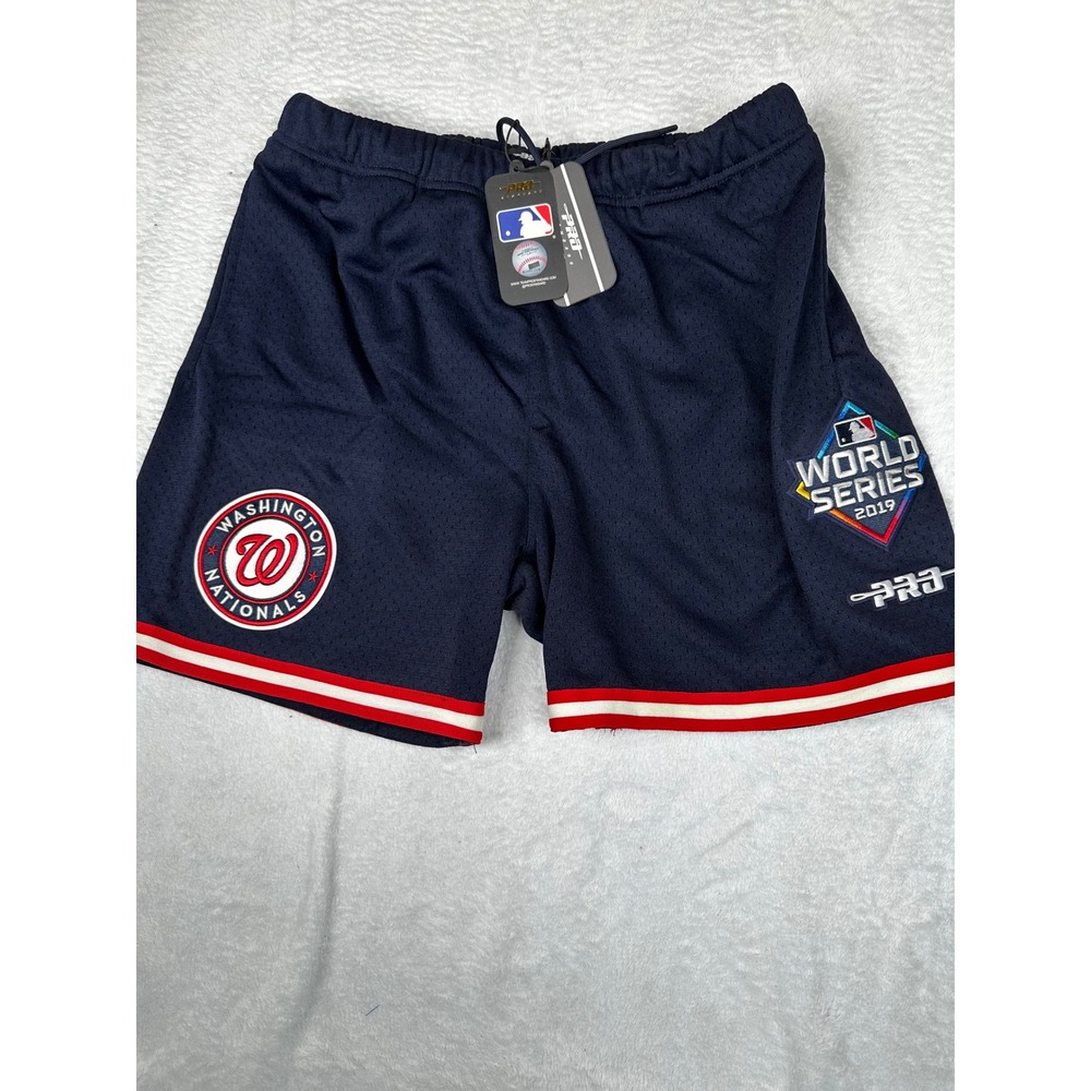 Pro Standard Washington Nationals 2019 World Series Mesh Shorts Navy Mens M